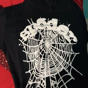 Black Spider Web Men's Hoodie
